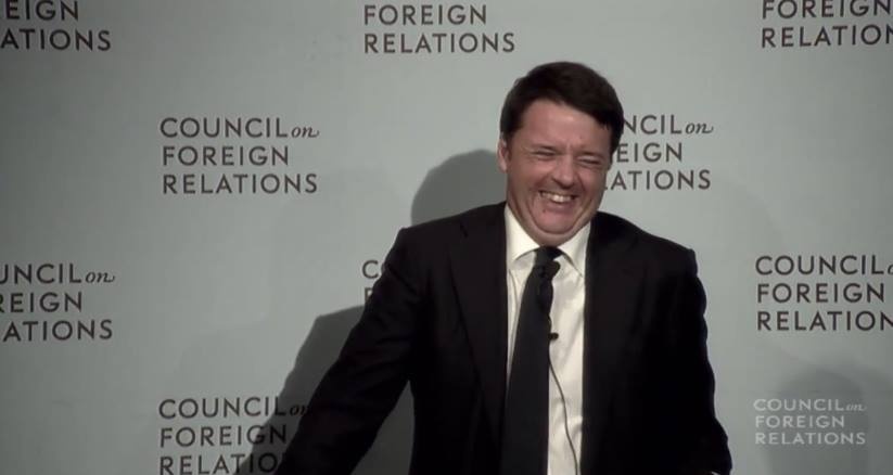 Matteo Renzi in USA, al Council on Foreign Relations